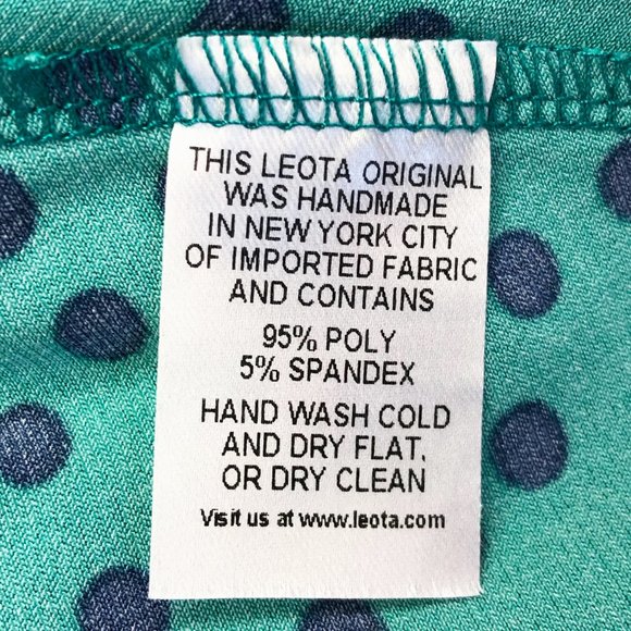 Leota Teal and Black Mini Dress - Picture 11 of 12